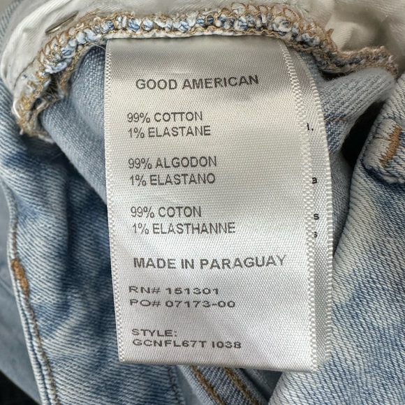 Good American Good Classic Natural Fray Hem in Indigo038 - size 2 / 26 - Picture 6 of 6